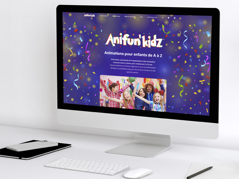 Logo et site internet - Anifunkidz